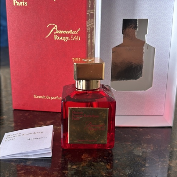 Maison Francis Kurkdjian Rouge 540 Extrait in Red and Gold